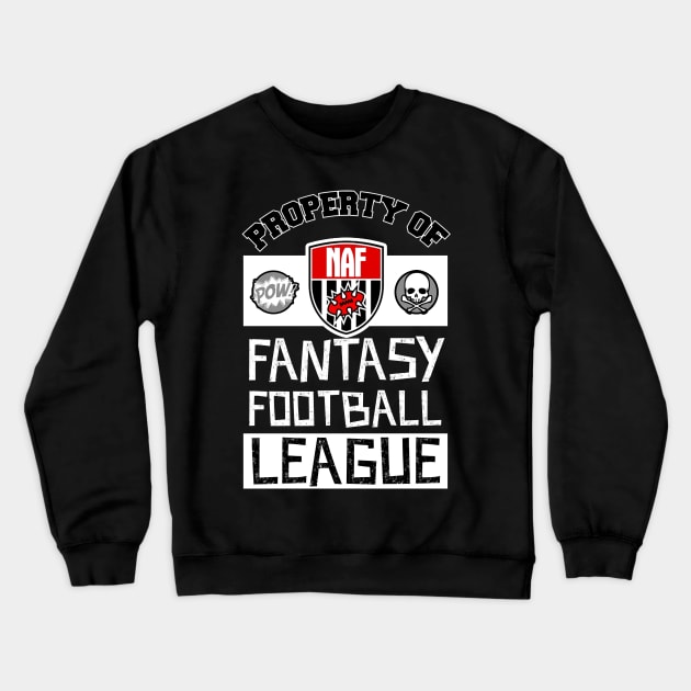 BloodBowl NAF Property Crewneck Sweatshirt by klarennns